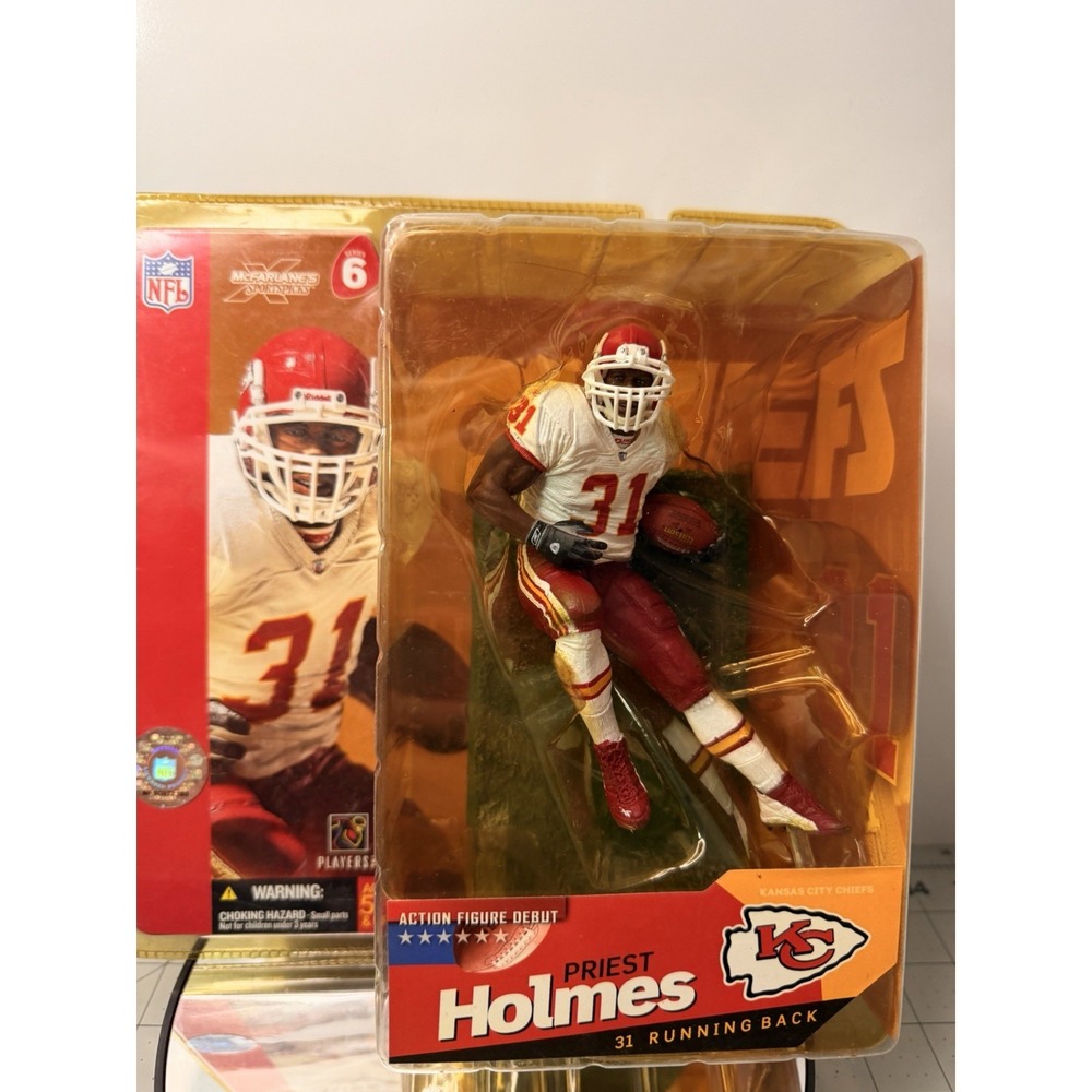 McFarlane Toys NFL Series 6 Priest Holmes Action Figure Kansas City Chiefs